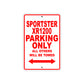 Sportster XR1200 Bike Parking Only All Others Will Be Towed Aluminum Metal Sign