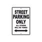 Street Motorcycle Bike Parking Only All Others Will Be Towed Aluminum Metal Sign