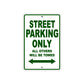 Street Motorcycle Bike Parking Only All Others Will Be Towed Aluminum Metal Sign