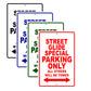 Street Glide Special Motorcycle Bike Parking Only All Others Will Be Towed Aluminum Metal Sign