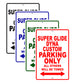 Super Glide Dyna Custom Motorcycle Bike Parking Only All Others Will Be Towed Aluminum Metal Sign