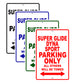 Super Glide Dyna Sport Motorcycle Bike Parking Only All Others Will Be Towed Aluminum Metal Sign
