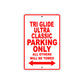 Tri Glide Ultra Classic Motorcycle Bike Parking Only All Others Will Be Towed Aluminum Metal Sign