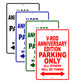 V-Rod Anniversary Edition Motorcycle Bike Parking Only All Others Will Be Towed Aluminum Metal Sign