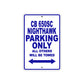 CB 650SC Nighthawk Motorbike Parking Only All Others Will Be Towed Aluminum Metal Sign