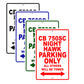 CB 750SC Nighthawk Motorbike Parking Only All Others Will Be Towed Aluminum Metal Sign