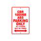CBR 1000RR ABS Motorbike Parking Only All Others Will Be Towed Aluminum Metal Sign