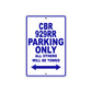 CBR 929RR Motorbike Parking Only All Others Will Be Towed Aluminum Metal Sign