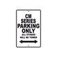 CM Series Motorbike Parking Only All Others Will Be Towed Aluminum Metal Sign
