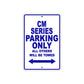 CM Series Motorbike Parking Only All Others Will Be Towed Aluminum Metal Sign