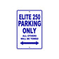 Elite 250 Motorbike Parking Only All Others Will Be Towed Aluminum Metal Sign