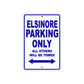 Elsinore Motorbike Parking Only All Others Will Be Towed Aluminum Metal Sign