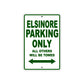Elsinore Motorbike Parking Only All Others Will Be Towed Aluminum Metal Sign
