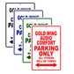 Gold Wing Audio Comfort Motorbike Parking Only All Others Will Be Towed Aluminum Metal Sign
