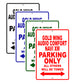 Gold Wing Audio Comfort Navi XM Motorbike Parking Only All Others Will Be Towed Aluminum Metal Sign