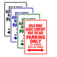 Gold Wing Audio Comfort Navi XM ABS Motorbike Parking Only All Others Will Be Towed Aluminum Metal Sign