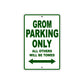 Grom Motorbike Parking Only All Others Will Be Towed Aluminum Metal Sign