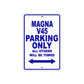 Magna V45 Motorbike Parking Only All Others Will Be Towed Aluminum Metal Sign