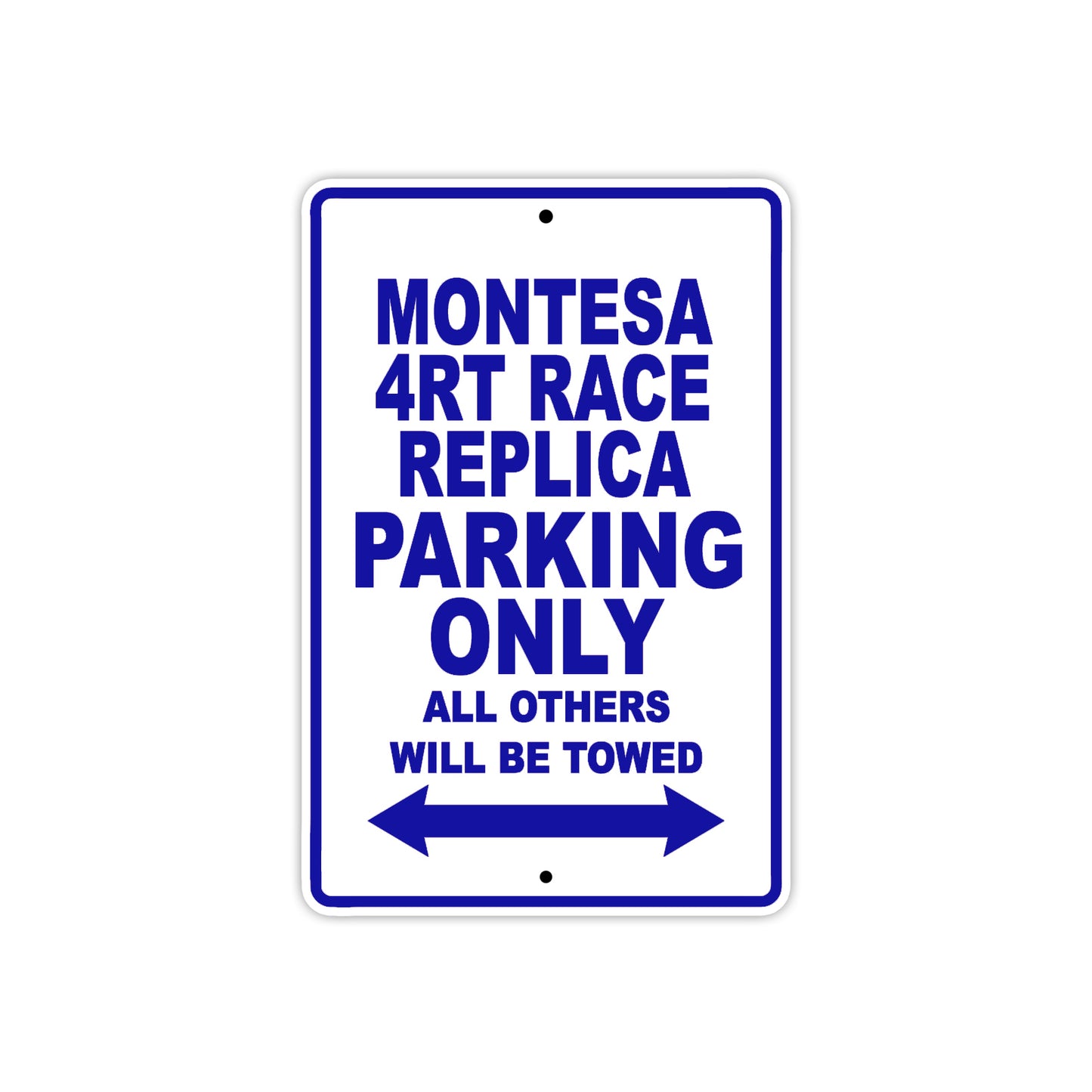Montesa 4RT Race Replica Motorbike Parking Only All Others Will Be Towed Aluminum Metal Sign