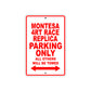Montesa 4RT Race Replica Motorbike Parking Only All Others Will Be Towed Aluminum Metal Sign