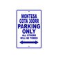 Montesa Cota 300RR Motorbike Parking Only All Others Will Be Towed Aluminum Metal Sign