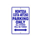 Montesa Cota 4RT260 Motorbike Parking Only All Others Will Be Towed Aluminum Metal Sign