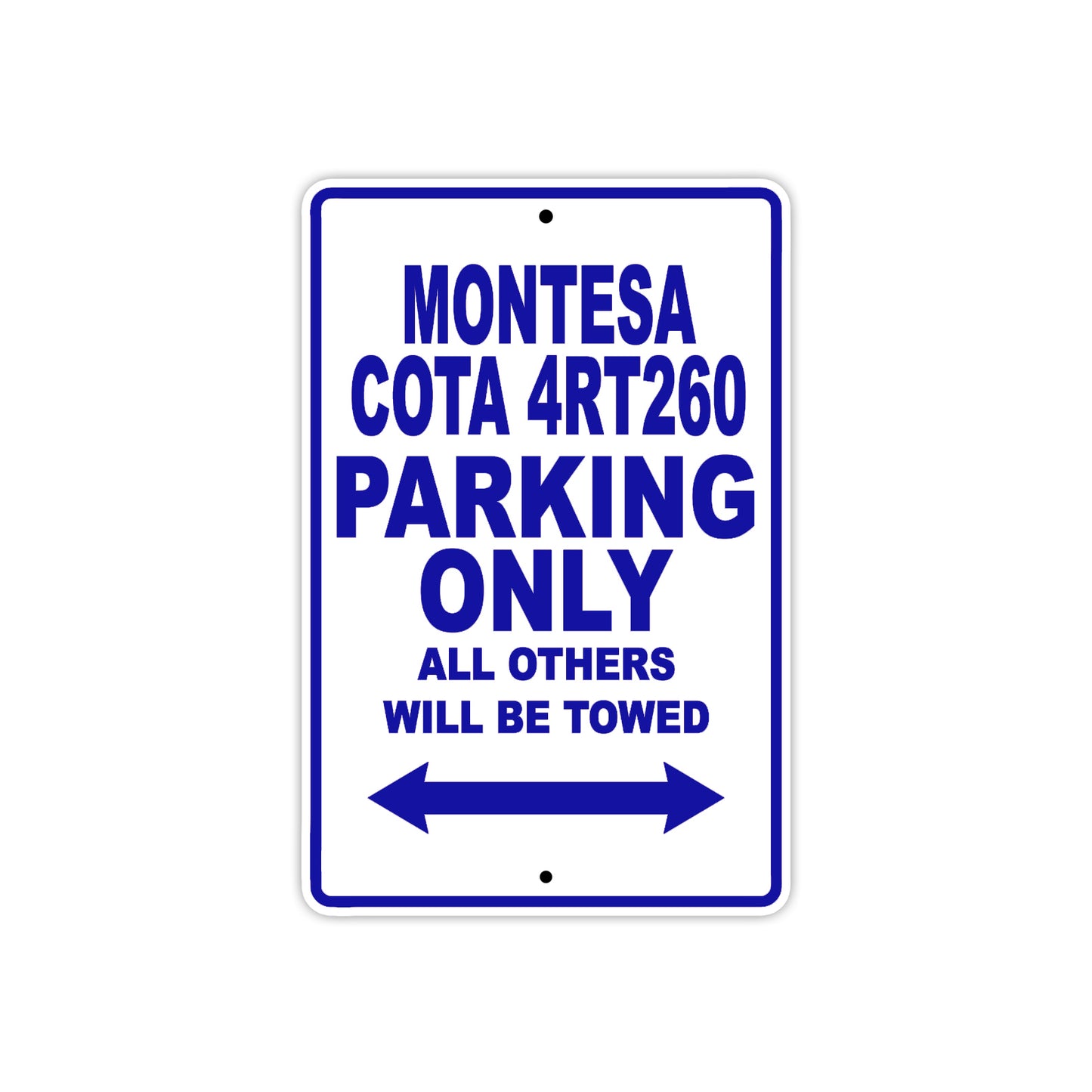 Montesa Cota 4RT260 Motorbike Parking Only All Others Will Be Towed Aluminum Metal Sign