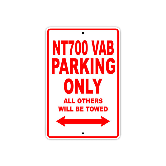 NT700 VAB Motorbike Parking Only All Others Will Be Towed Aluminum Metal Sign
