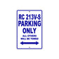 RC 213V-S Motorcycle Parking Only All Others Will Be Towed Aluminum Metal Sign