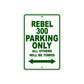 Rebel 300 Motorcycle Parking Only All Others Will Be Towed Aluminum Metal Sign