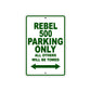 Rebel 500 Motorcycle Parking Only All Others Will Be Towed Aluminum Metal Sign