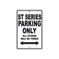 ST Series Motorcycle Parking Only All Others Will Be Towed Aluminum Metal Sign