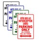 VFR 800 A3 Interceptor (ABS) Motorcycle Parking Only All Others Will Be Towed Aluminum Metal Sign