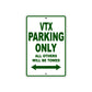 VTX Motorcycle Parking Only All Others Will Be Towed Aluminum Metal Sign