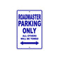 Roadmaster Motorcycle Parking Only All Others Will Be Towed Aluminum Metal Sign
