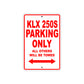 KLX 250S Motorcycle Parking Only All Others Will Be Towed Aluminum Metal Sign