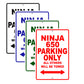 Ninja 650 Motorcycle Parking Only All Others Will Be Towed Aluminum Metal Sign
