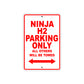 Ninja H2 Motorcycle Parking Only All Others Will Be Towed Aluminum Metal Sign
