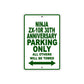 Ninja ZX-10R 30th Anniversary Motorcycle Parking Only All Others Will Be Towed Aluminum Metal Sign