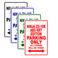 Ninja ZX-10R ABS KRT Edition Motorcycle Parking Only All Others Will Be Towed Aluminum Metal Sign