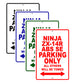 Ninja ZX-14R ABS SE Motorcycle Parking Only All Others Will Be Towed Aluminum Metal Sign