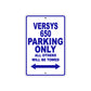 Versys 650 Motorcycle Parking Only All Others Will Be Towed Aluminum Metal Sign