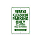 Versys KLE650CDF Motorcycle Parking Only All Others Will Be Towed Aluminum Metal Sign