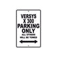 Versys X 300 Motorcycle Parking Only All Others Will Be Towed Aluminum Metal Sign