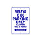 Versys X 300 Motorcycle Parking Only All Others Will Be Towed Aluminum Metal Sign