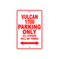 Vulcan 1700 Motorcycle Parking Only All Others Will Be Towed Aluminum Metal Sign