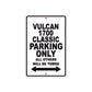 Vulcan 1700 Classic Motorcycle Parking Only All Others Will Be Towed Aluminum Metal Sign