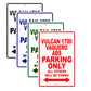 Vulcan 1700 Vaquero ABS Motorcycle Parking Only All Others Will Be Towed Aluminum Metal Sign