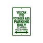 Vulcan 1700 Voyager ABS Motorcycle Parking Only All Others Will Be Towed Aluminum Metal Sign