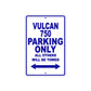 Vulcan 750 Motorcycle Parking Only All Others Will Be Towed Aluminum Metal Sign